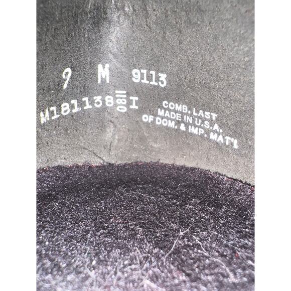 Munro Carrie Burgundy Leather Loafers – Embossed Crocodile Toe – Size 9 M Sale!! - Picture 7 of 11